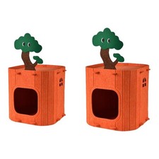 Katzenhaus geschlossene Bett