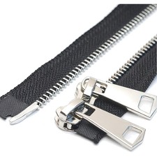 Reißverschluss Metall 90 cm