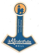 Bieretikett Klosterbrauerei