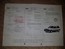 ABE Prüfbericht TAIFUN Doppelscheinwerfergrill VW Polo 86C Derby Typ 3.249