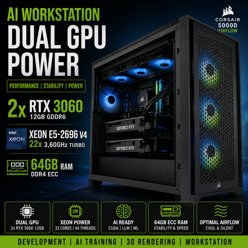 Training 2x rtx 3060 - ai,
