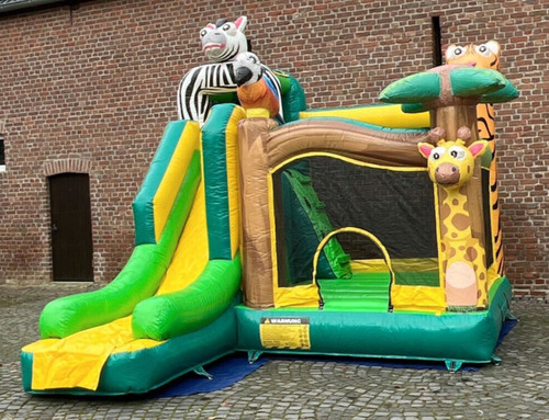 Hüpfburg safari mit großer - safari,