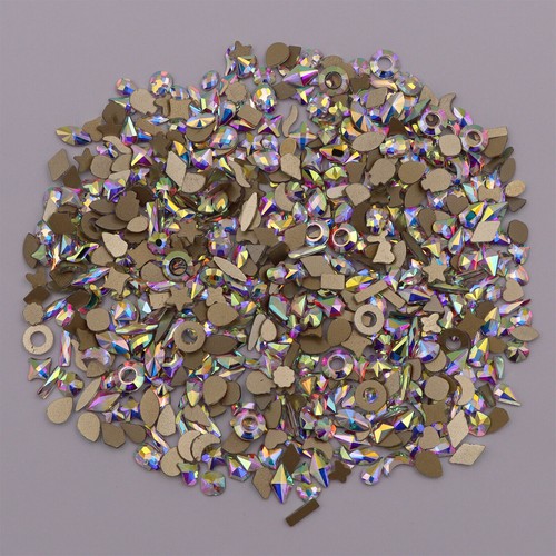 Nail art glas - strass, glitzer