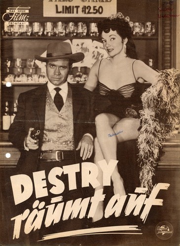 Filmprogramm destry räumt - filmprogramm, "destry