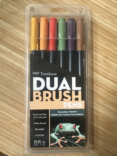 Tombow dual brush pens 6er - tombow,