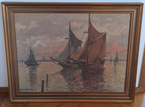 Schiffe wohl rostock signiert - wohl,
