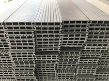 WPC Terrassendielen Komplettbausatz Hohldiele 145x22    3 x 2 m Antrazit 1qm c