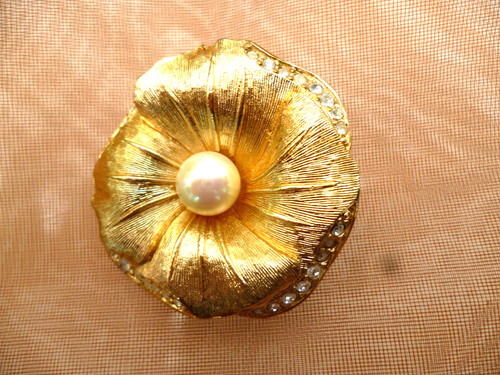 Modeschmuck brosche gold - modeschmuck,
