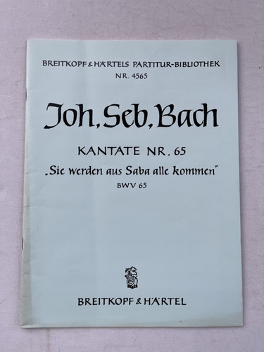 Noten bach kantate nr - noten., bach.