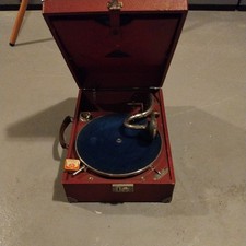 Antikes Koffer Grammophon