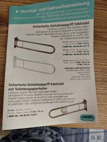 Stützklappgriff 60cm - ,
