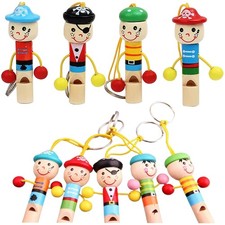 Holzpfeife Kinder 12 Stücke