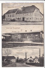 SAALEKREIS , GRUSS AUS GROßKUGEL , BAHNHOF , KABELSTAL , ca1910