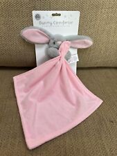 123Baby Hase Kaninchen rosa & grau Babydecke superweiche Decke