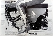 Kreidler Florett Mustang 80, originale Werbung aus 1981