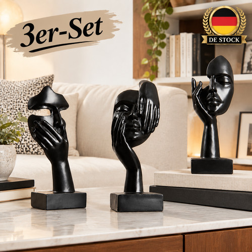 3er set figuren kunstharz - set,