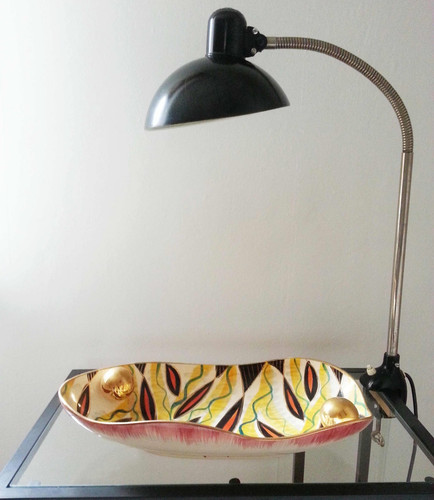 Obst schale keramik handbemalt - obst,