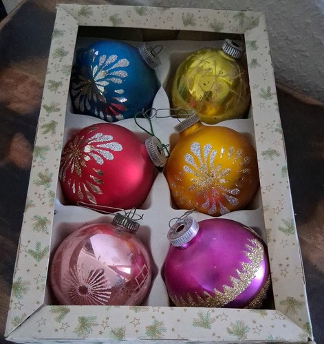 Ddr bunte weihnachtskugeln - ddr,