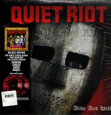 LP Quiet Riot Alive & Well RED & BLACK SPLATTER VINYL NEW OVP Deadline