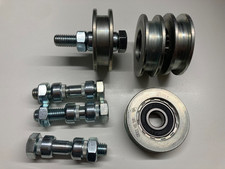 Schiebetorrolle mit U-Rille Torrolle Laufrolle für Hoftor  Durch.70mm / Nut 12mm