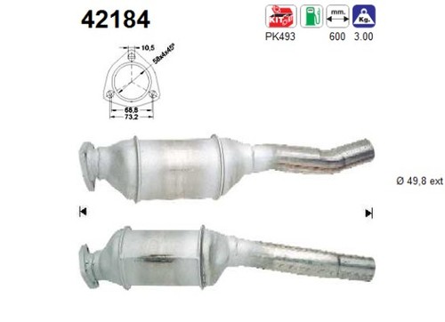 Katalysator für audi b3 - audi, 80