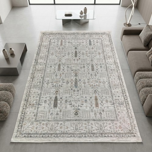 Teppich creme mit - teppich, floraler