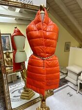 100% Orig. Moncler Schal Daunen in Orange, neu, ungetragen