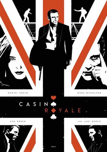 Metallschild james bond 007 - metallschild,