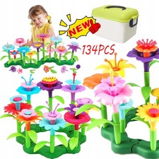 134 PCS Blumengarten Spielzeug