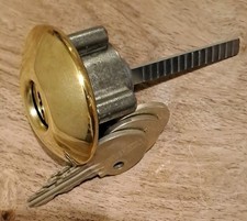 Ingersoll Haustür Hochsicherheit 10 Hebel Zylinder Lauf 3 Schlüssel.