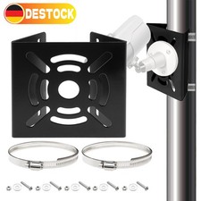 Universel Vertikale Mast Montage Kamera Halterung Wandhalterung für CCTV Schwarz