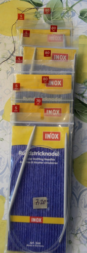 Perlon rundstricknadel 5mm - perlon,
