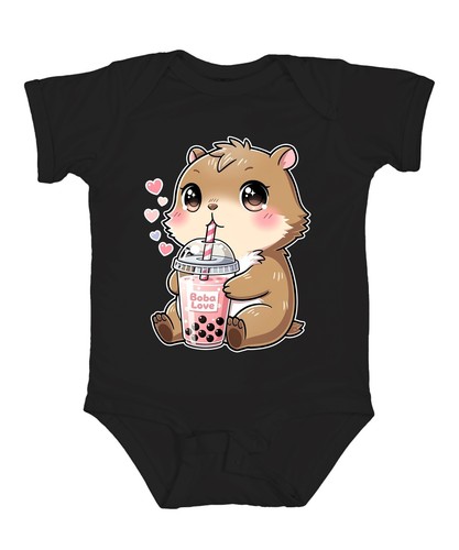 Boba love hamster bubble tea - hamster,