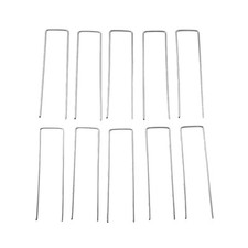 Hei?er Verkauf Zelt Heringe Metall Silber 10/15/20 CM L?nge U-Form Bodennagel