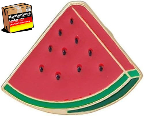 Rote wassermelonen brosche - rote,