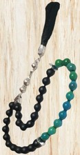 Gebetskette Islam?Tesbih Gebetskette mit 33 Perlen Phönix Onyx Misbaha Tasbih 