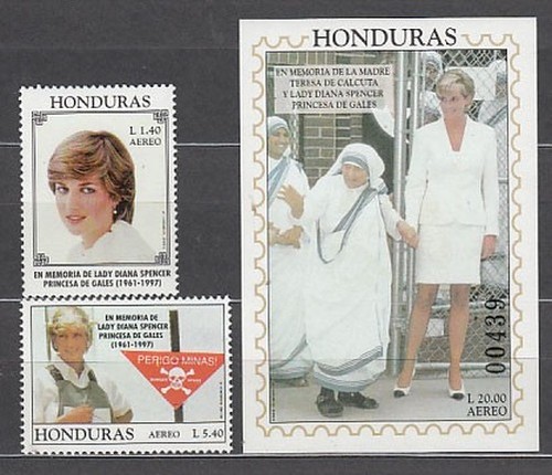 Honduras luftpost 1997 yvert - luftpost,