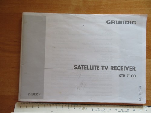Beschreibung für grundig - für,