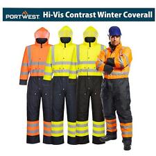 PORTWEST Hi-Vis Contrast Winter Overall S485