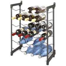 Tomado-metaltex Chianti Weinregal für 30 Flaschen 68x50x26 cm sch
