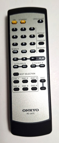 Onkyo 547c remote control - rc-547c,