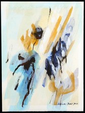 "Höhenflug"  2000. Gouache