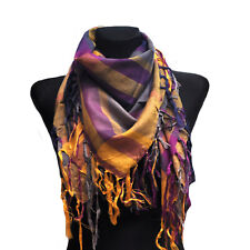 Vierecktuch Schal Palituch Halstuch Tuch Stola Fransen Faltens​chal Unisex Neu