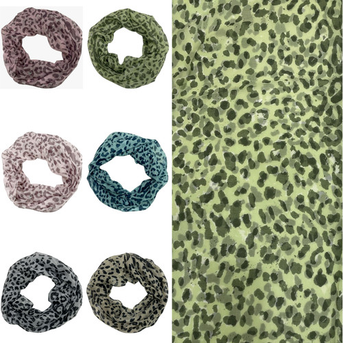 Leopard damen loop - damen, seide