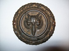 Fuchsjagd 1951 Rieser Motorsportclub im ADAC Plakette Oldtimer Auto Motorrad