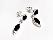 Onyx Ohrstecker Silber 925