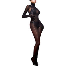 DE Damen Sexy Transparent body dessous Catsuit Overall Unterwäschen Nachtwäsche