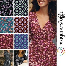 MAGAM-Stoffe "Abby" Mode Stoff aus Holland Viskose Meterware ab 50cm