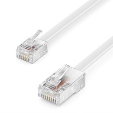 50m Telefonkabel RJ11 auf RJ45 DSL Router Modem Splitter FAX Kabel Modularkabel