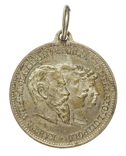 Medaille 1889 besuch wilhelm - 1889,